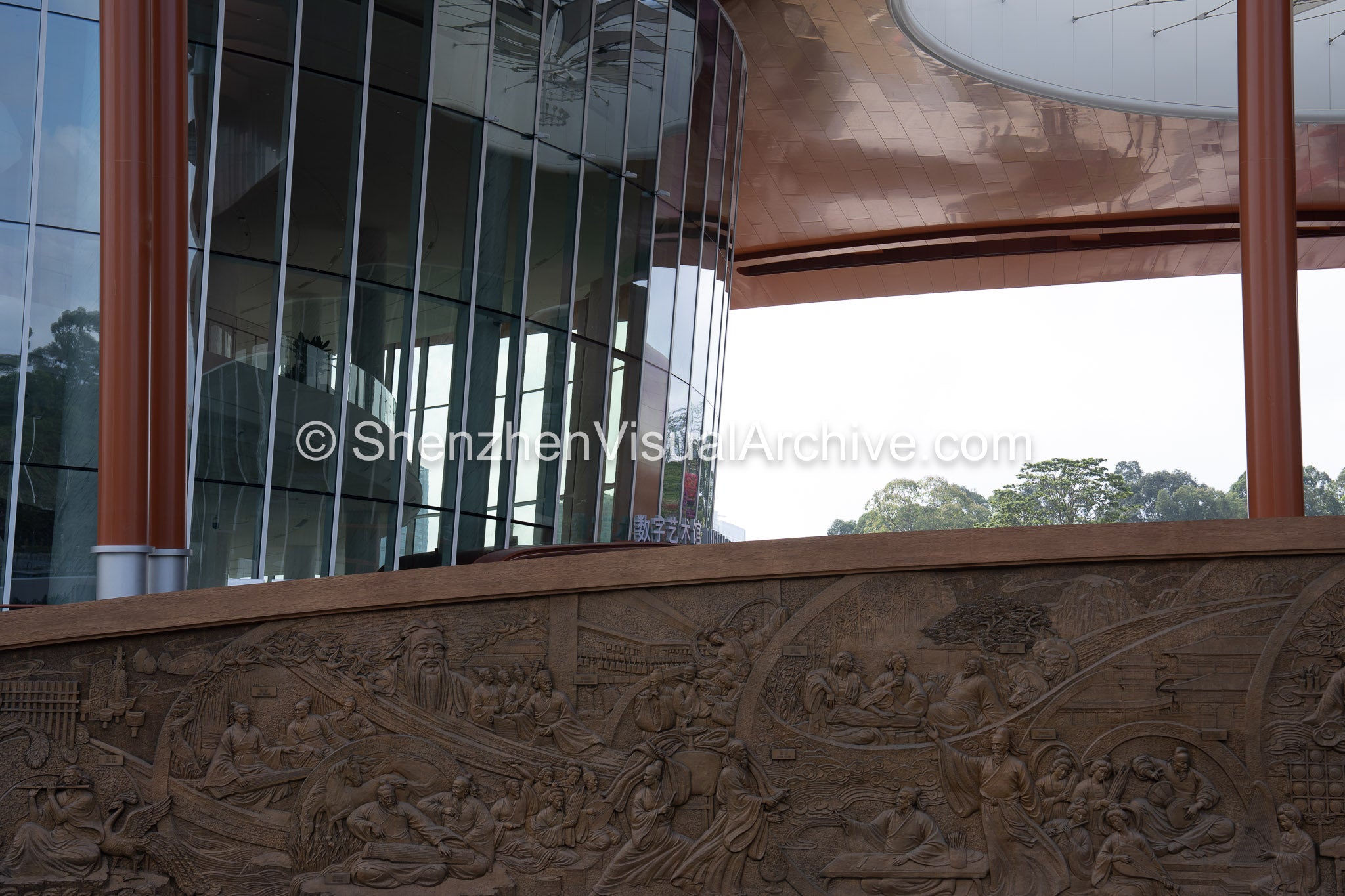 Heritage Narrative: Longgang International Art Center Rampart Relief Sculpture (SVA-26-0022)