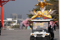 Police Patrol Cart at OCT Harbour with Themed Installation Background (SVA-26-0046)