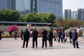 Public Safety: Security Detail Monitoring the 2026 Bao'an Spring Festival Flower Fair (SVA-26-0053)