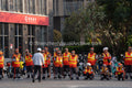 Municipal Labor: Sanitation Workers Assembled Outside the 2026 Bao'an Flower Fair (SVA-26-0080)