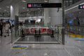Transit Wayfinding: Escalators and Line 10 Futian Checkpoint Signage at Gangxia North (SVA-26-0092)