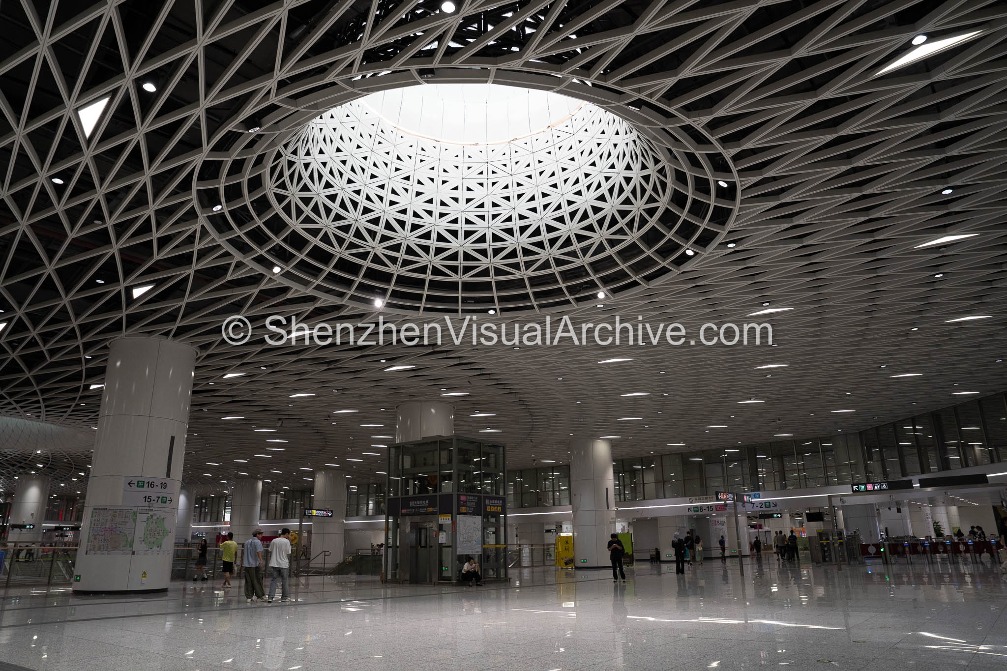 Subterranean Skylight: The Eye of Shenzhen Atrium at Gangxia North (SVA-26-0094)