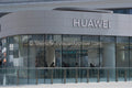 Brand Identity: Close-Up Facade of the HUAWEI Flagship Store at OH Bay (SVA-26-0107)