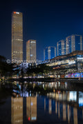 Houhai Reflection: Central Plaza Nightscape of KALEIDO and SCC Towers (SVA-26-0114)