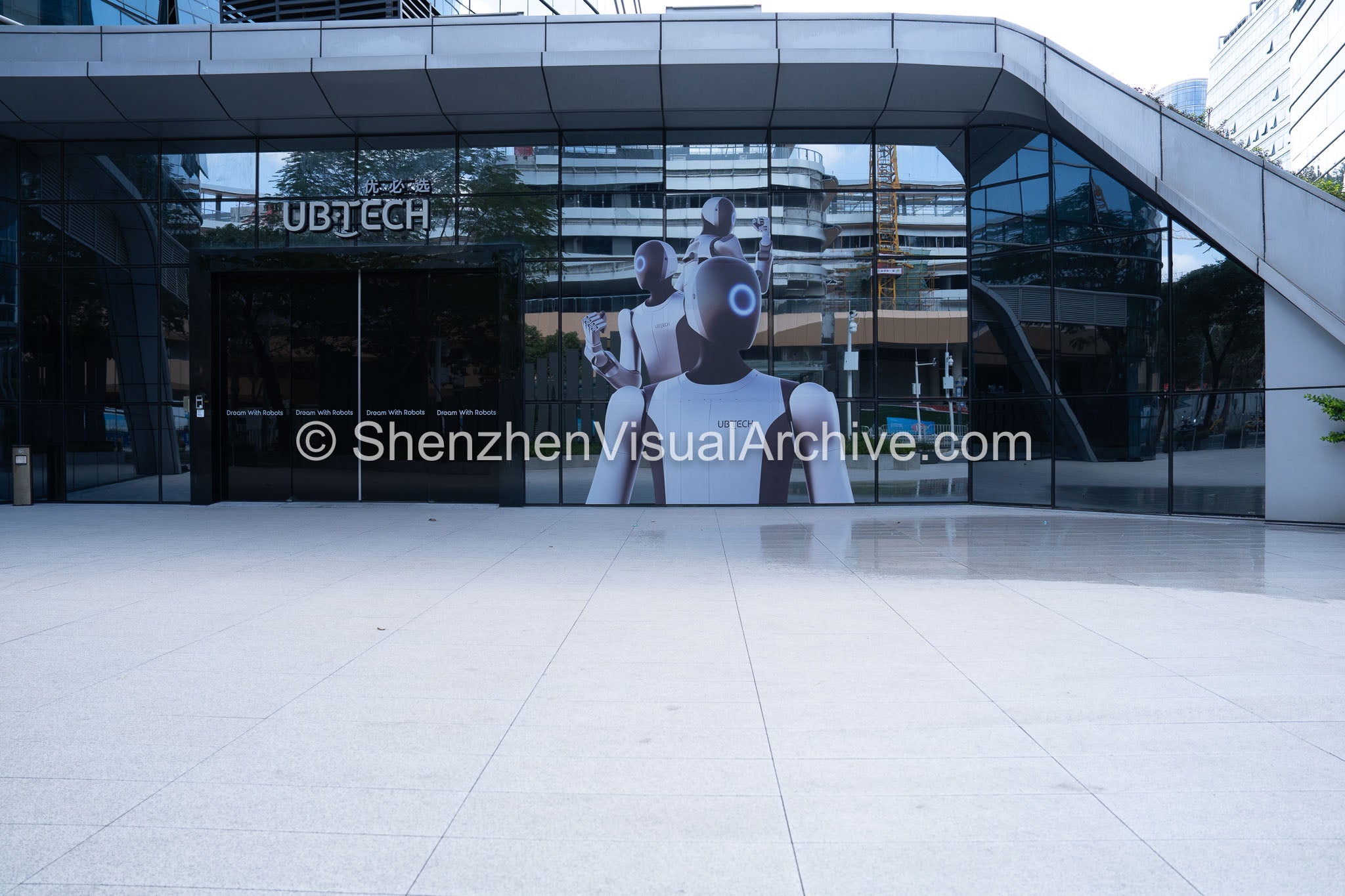 Expanded Horizon: Wide Entrance Plaza of UBTECH Robotics Headquarters (SVA-26-0146)