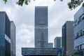 Financial District Architecture: Full Building Elevation of Shenzhen Stock Exchange in Futian CBD (SVA-26-0186)
