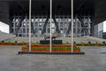 Financial Iconography: Bronze Bull Sculpture and Entrance Plaza at Shenzhen Stock Exchange (SVA-26-0188)