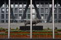 Financial Iconography: Close-Up of Bronze Bull Sculpture at Shenzhen Stock Exchange (SVA-26-0189)