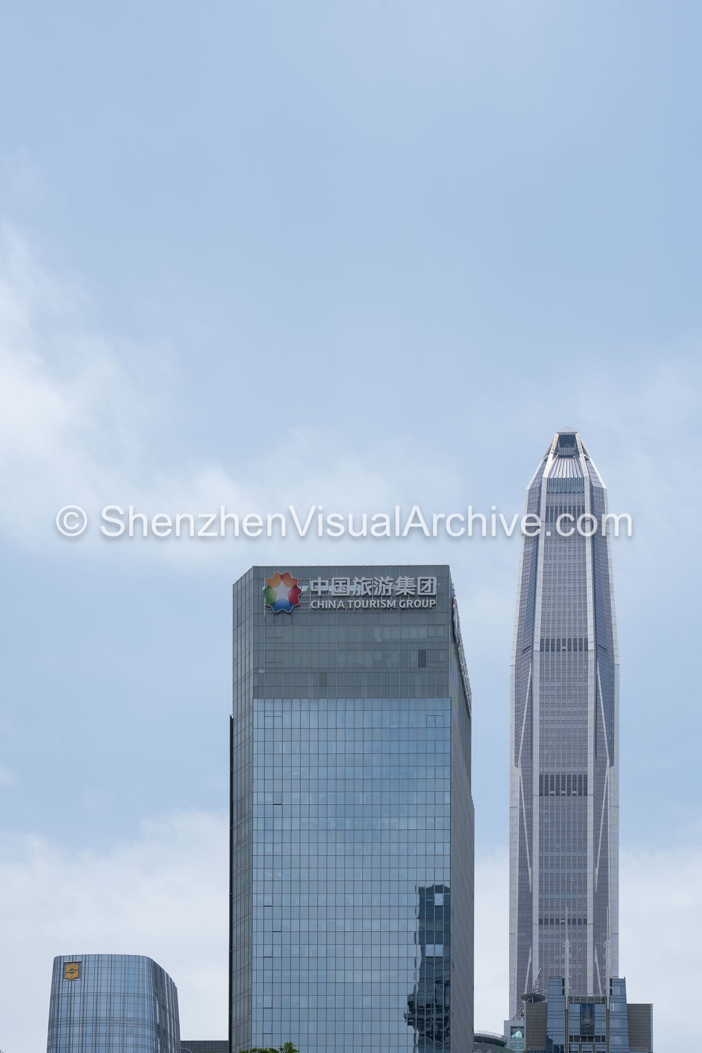 Futian CBD Skyline: Ping An Finance Centre, China Tourism Group, and CCB Towers (SVA-26-0198)