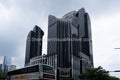 Futian CBD Architecture: Wide View of Great China International Exchange Square and City Transit (SVA-26-0200)