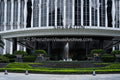 Futian CBD Hospitality: Wide Entrance View of Sheraton Shenzhen Futian Hotel at Great China Exchange Square (SVA-26-0204)